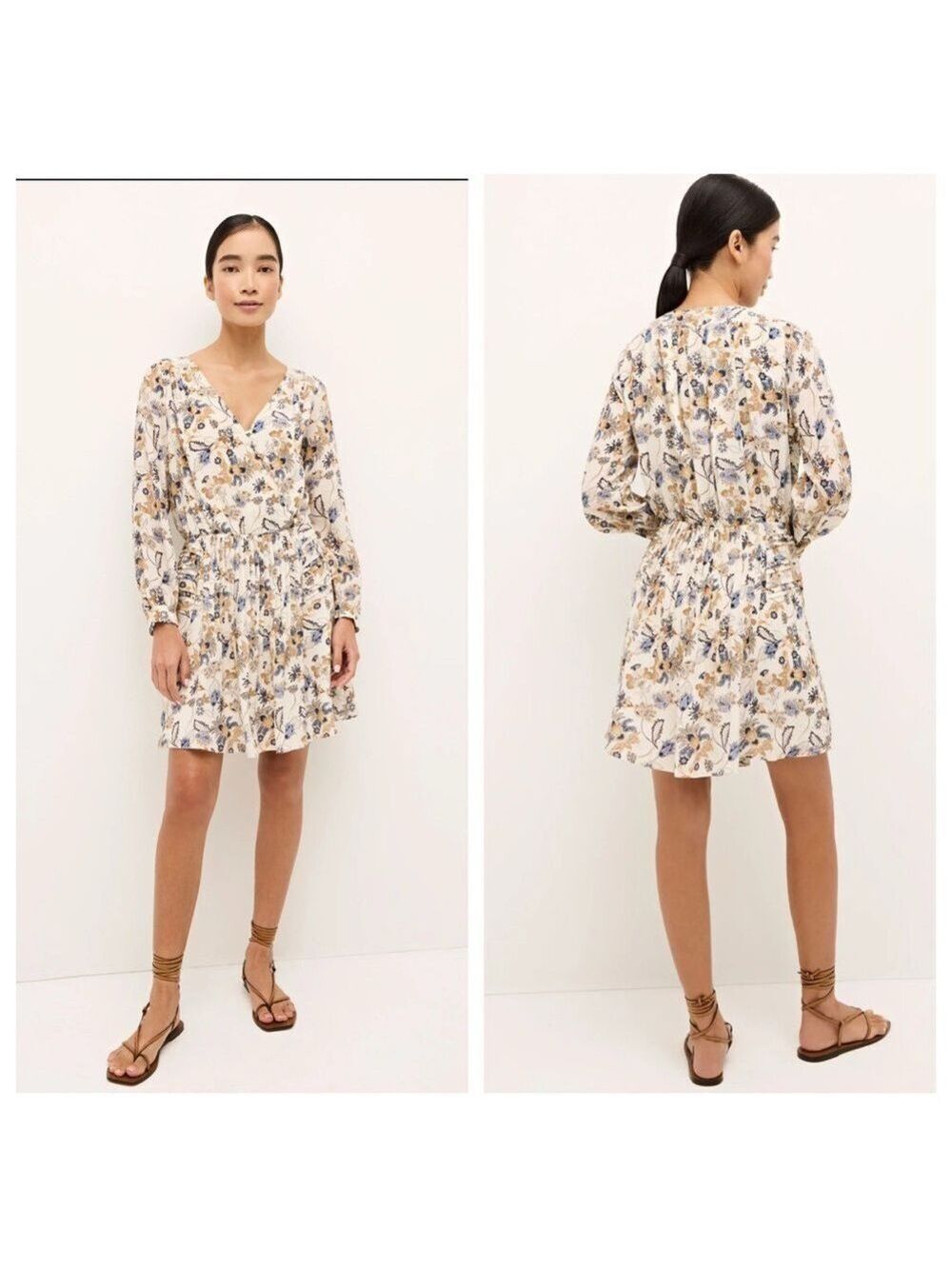 Marie Oliver Vera Dress in Crossvine Paisley Long Sleeve Size 6 NWT